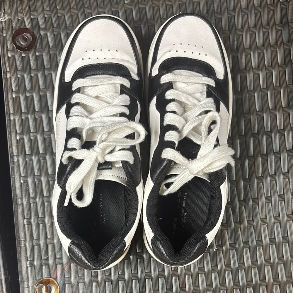 Black and White Sneakers